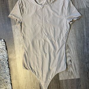 Abercrombie & Fitch Tan Bodysuit Top